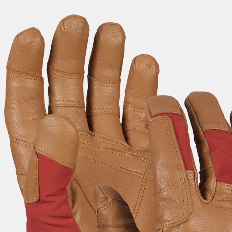 Heren bruin berggids handschoen ORTOVOX accessoires LX0XF662