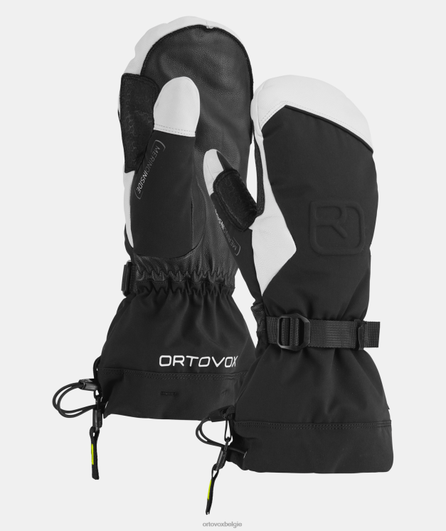 Heren zwarte raaf Merino freeride want ORTOVOX accessoires LX0XF439
