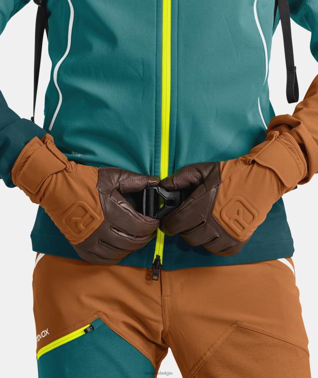 Heren zwarte raaf alpine professionele handschoen ORTOVOX accessoires LX0XF381