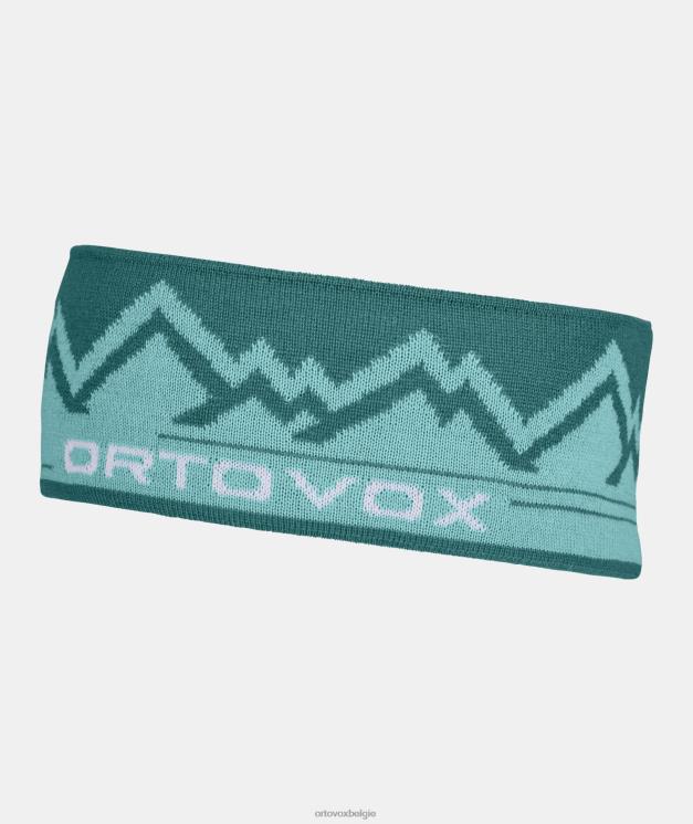 Heren Pacifisch groen piek hoofdband ORTOVOX accessoires LX0XF530