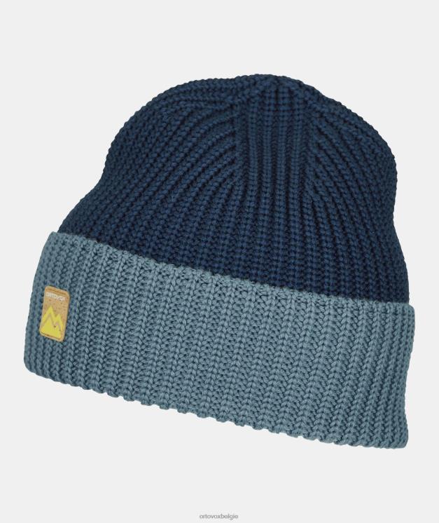 Heren arctisch grijs gezellige ribbeanie ORTOVOX accessoires LX0XF22