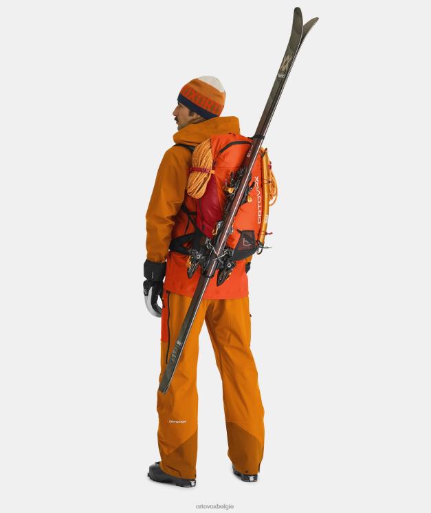 Heren arctisch grijs patchwork muts ORTOVOX accessoires LX0XF477