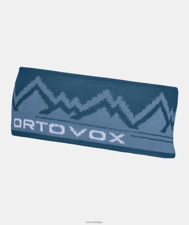 Heren benzine blauw piek hoofdband ORTOVOX accessoires LX0XF529