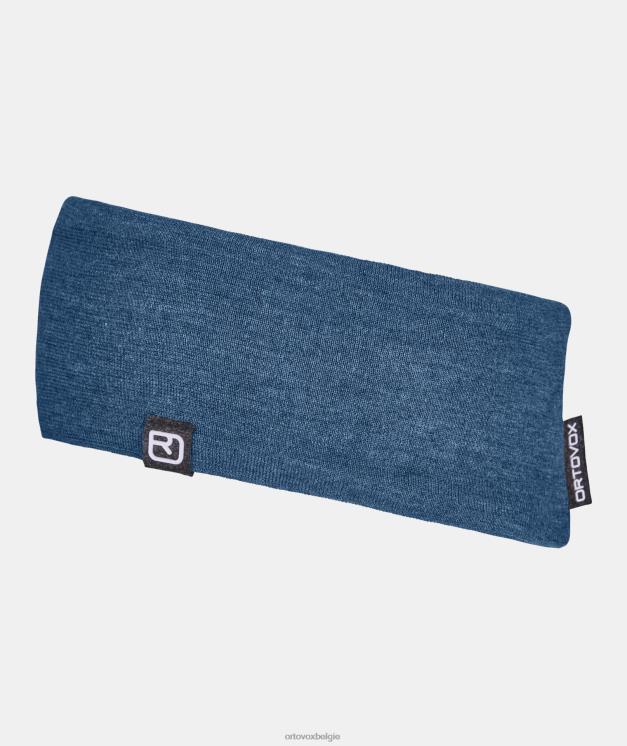 Heren berg blauw wonderwollen hoofdband ORTOVOX accessoires LX0XF482