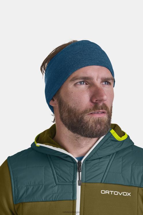 Heren berg blauw wonderwollen hoofdband ORTOVOX accessoires LX0XF482