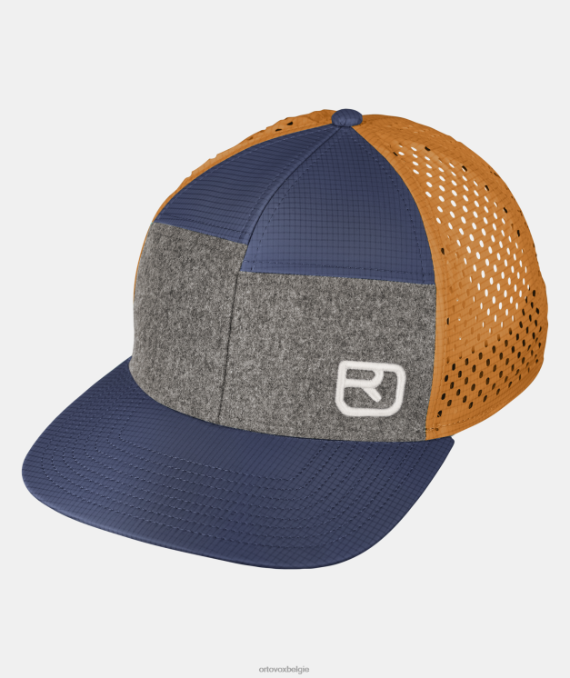 Heren diepe oceaan Air truckerpet met logo ORTOVOX accessoires LX0XF456