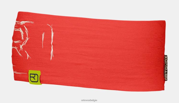 Heren koraal Hoofdband met 120 tec-logo ORTOVOX accessoires LX0XF490