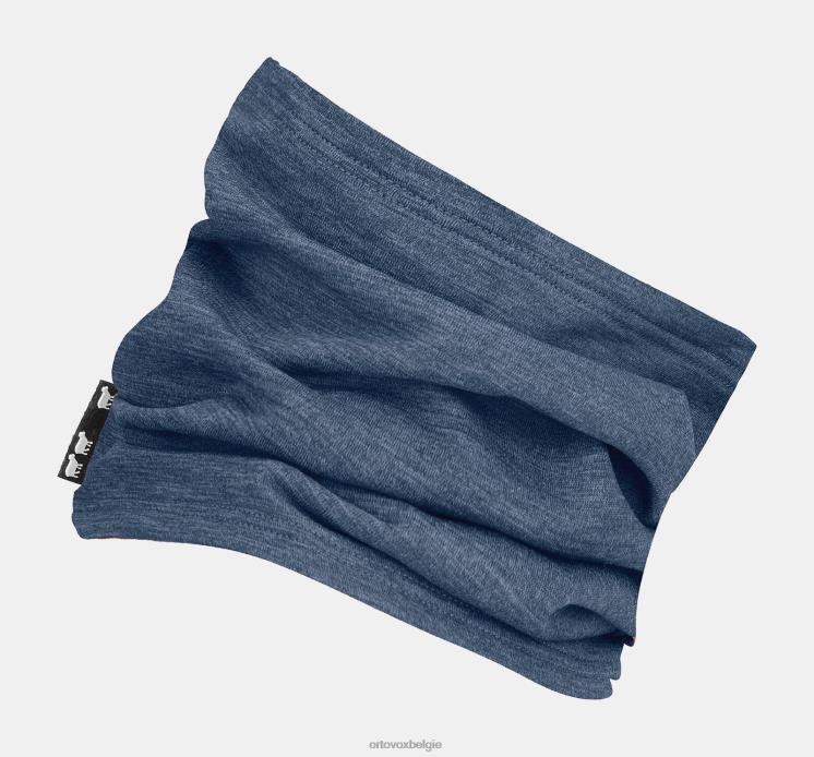 Heren nachtblauwe mix fleece lichte nekwarmer ORTOVOX accessoires LX0XF605