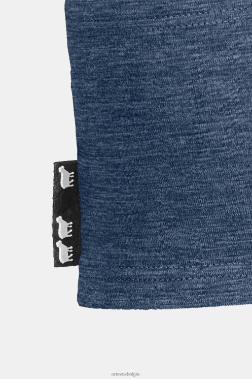 Heren nachtblauwe mix lichte fleece hoofdband ORTOVOX accessoires LX0XF265