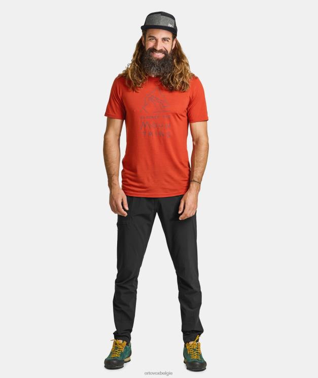 Heren zwarte raaf Air truckerpet met logo ORTOVOX accessoires LX0XF460