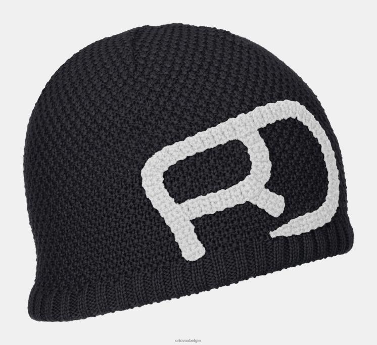 Heren zwarte raaf Rock'n'wool muts ORTOVOX accessoires LX0XF564