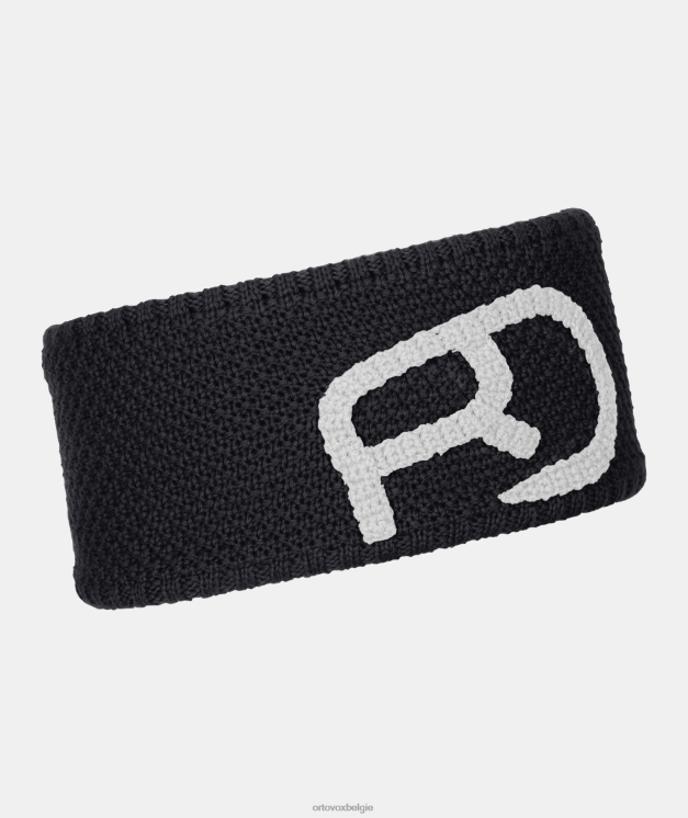 Heren zwarte raaf rock 'n' wollen hoofdband ORTOVOX accessoires LX0XF473