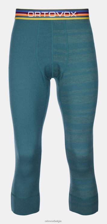 Heren Pacifisch groen 185 rock'n'wool korte broek ORTOVOX kleding LX0XF151