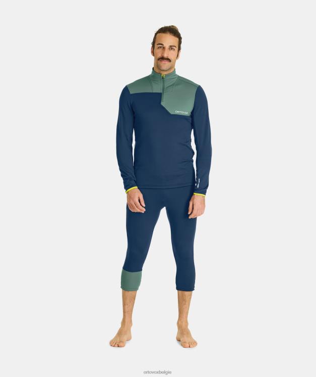 Heren diepe oceaan fleece lichte korte broek ORTOVOX kleding LX0XF323