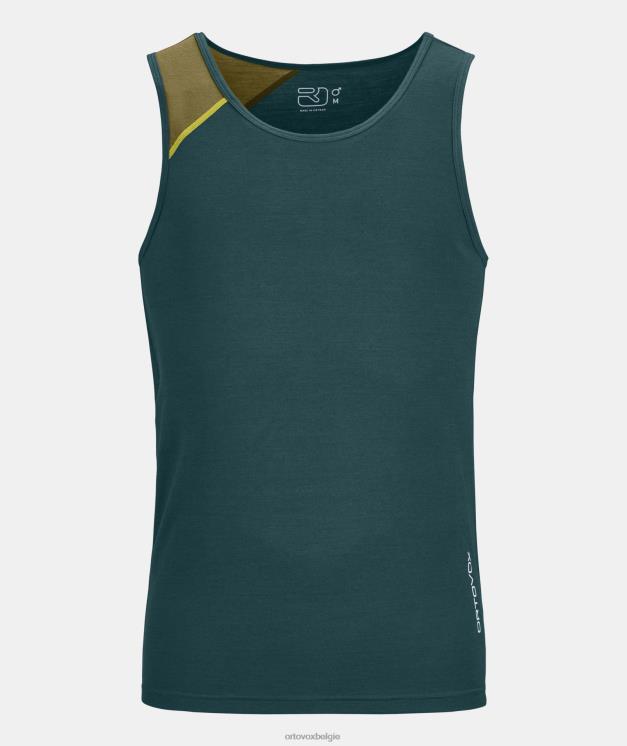Heren donkere Stille Oceaan 150 essentieel topje ORTOVOX kleding LX0XF143