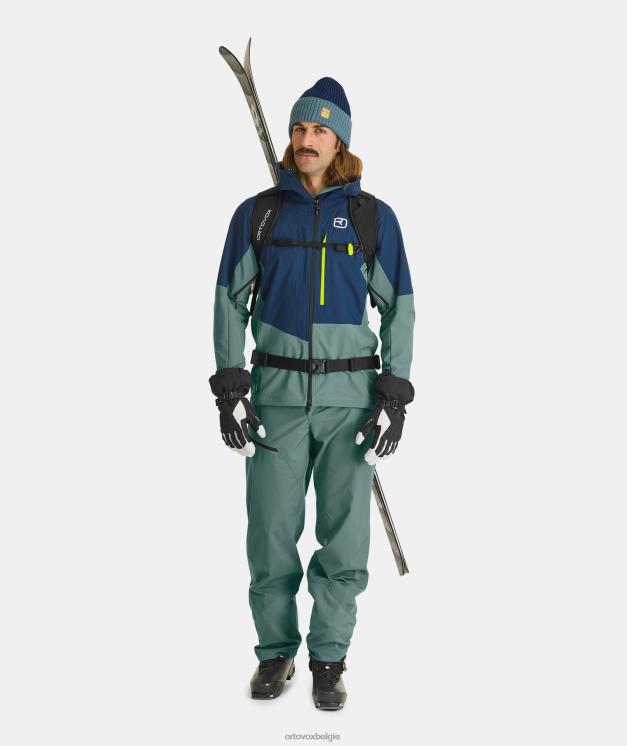 Heren arctisch grijs mesola broek ORTOVOX kleding LX0XF426