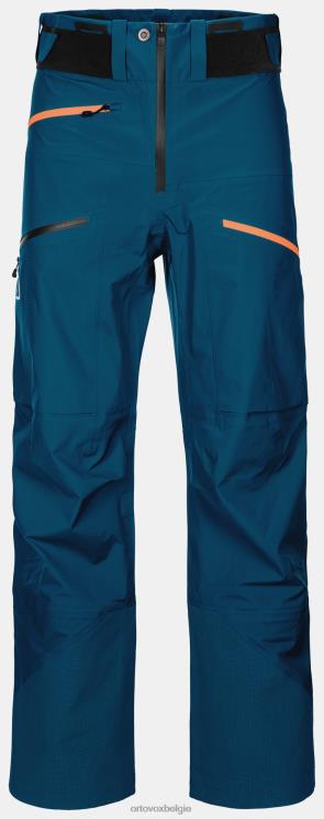 Heren benzine blauw Diepe shell-broek van 3l ORTOVOX kleding LX0XF35