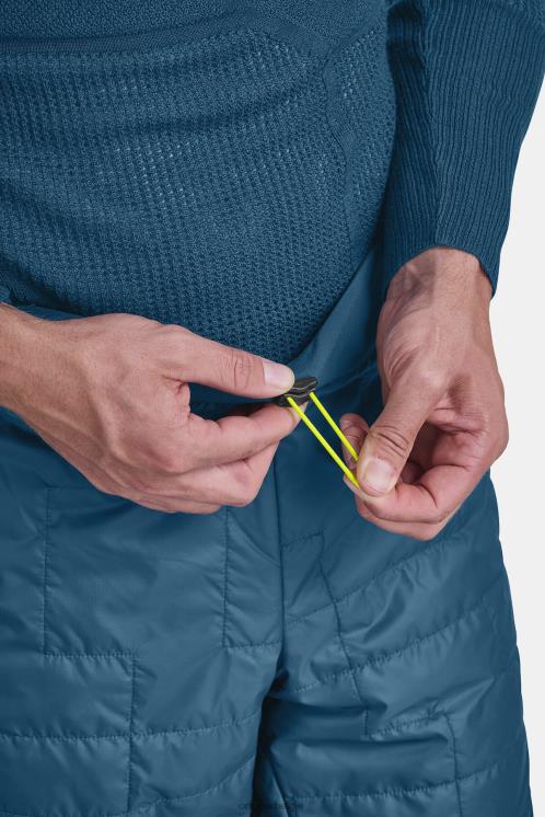 Heren benzine blauw Zwitserse wollen Piz Boe korte broek ORTOVOX kleding LX0XF391