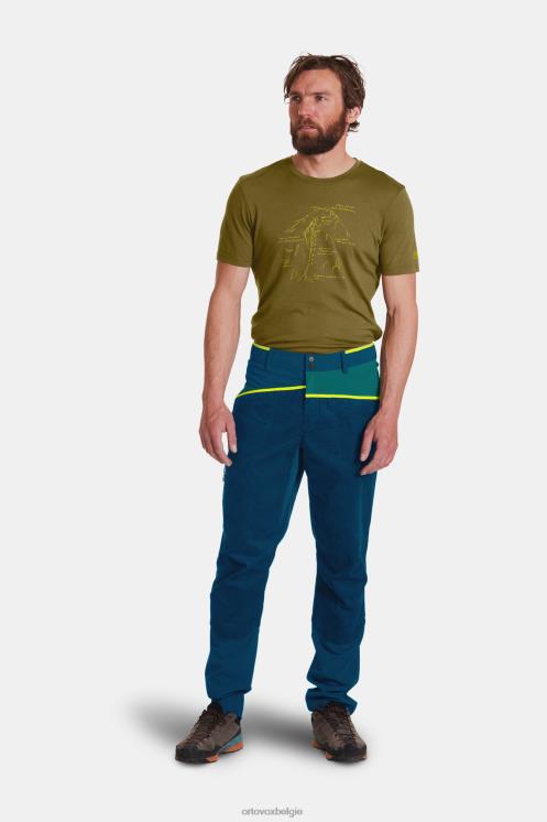 Heren benzine blauw casale broek ORTOVOX kleding LX0XF298