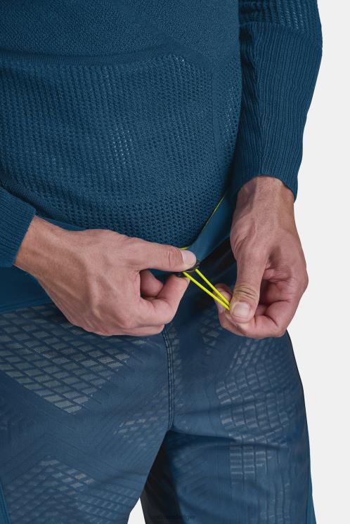 Heren benzine blauw col becchei wb korte broek ORTOVOX kleding LX0XF421