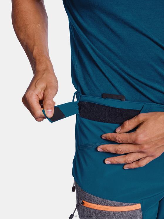 Heren benzine blauw pordoi broek ORTOVOX kleding LX0XF671