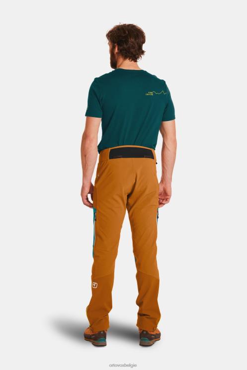 Heren benzine blauw westalpen softshellbroek ORTOVOX kleding LX0XF446