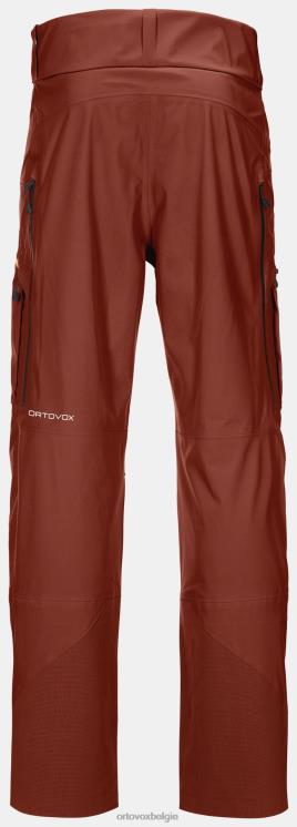 Heren klei oranje Diepe shell-broek van 3l ORTOVOX kleding LX0XF36