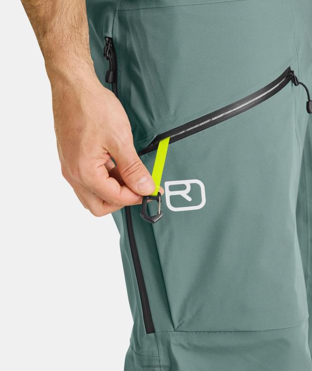 Heren klei oranje Diepe shell-broek van 3l ORTOVOX kleding LX0XF36