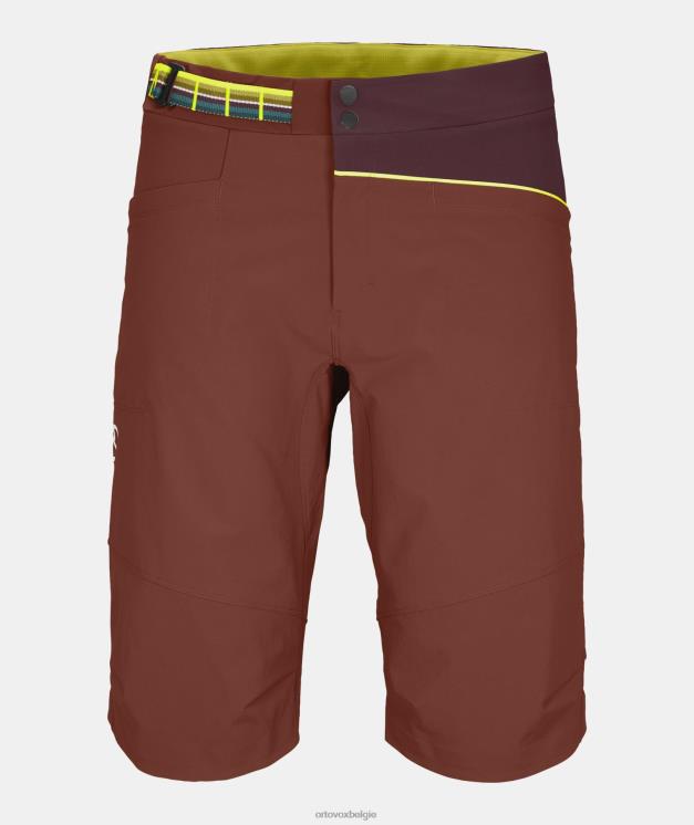 Heren klei oranje Pala korte broek ORTOVOX kleding LX0XF348
