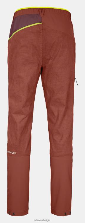 Heren klei oranje casale broek ORTOVOX kleding LX0XF297