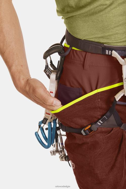 Heren klei oranje casale broek ORTOVOX kleding LX0XF297