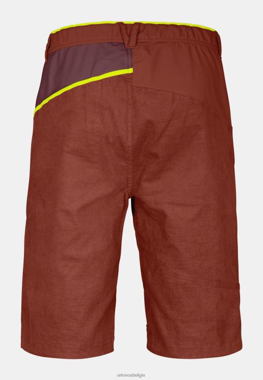 Heren klei oranje casale korte broek ORTOVOX kleding LX0XF352