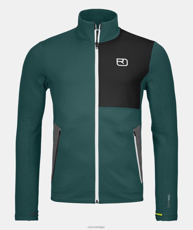 Heren donkere Stille Oceaan fleecejack ORTOVOX kleding LX0XF254