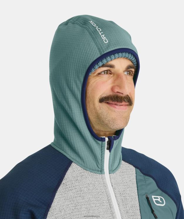Heren sluwe vos fleece GP klassiek gebreide hoody ORTOVOX kleding LX0XF383