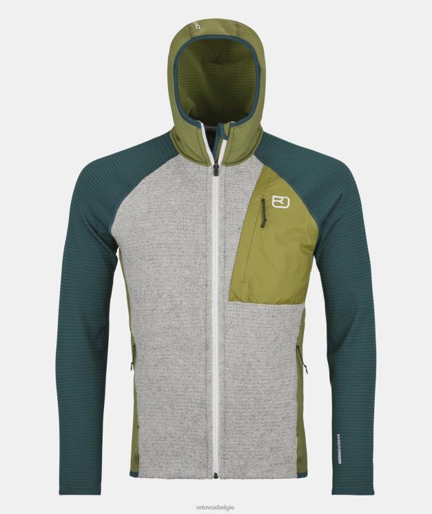 Heren wilde kruiden fleece GP klassiek gebreide hoody ORTOVOX kleding LX0XF382