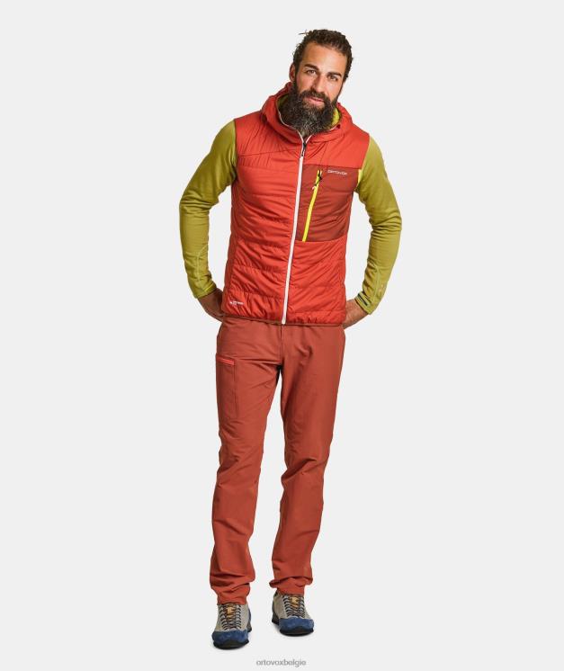 Heren Pacifisch groen Zwitsers wollen piz duan vest ORTOVOX kleding LX0XF582