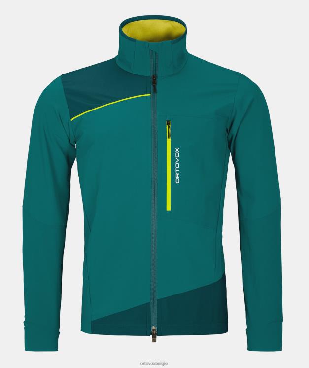 Heren Pacifisch groen pala lichte jas ORTOVOX kleding LX0XF547