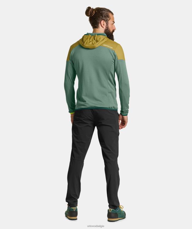 Heren arctisch grijs ladiz hybride jas ORTOVOX kleding LX0XF463