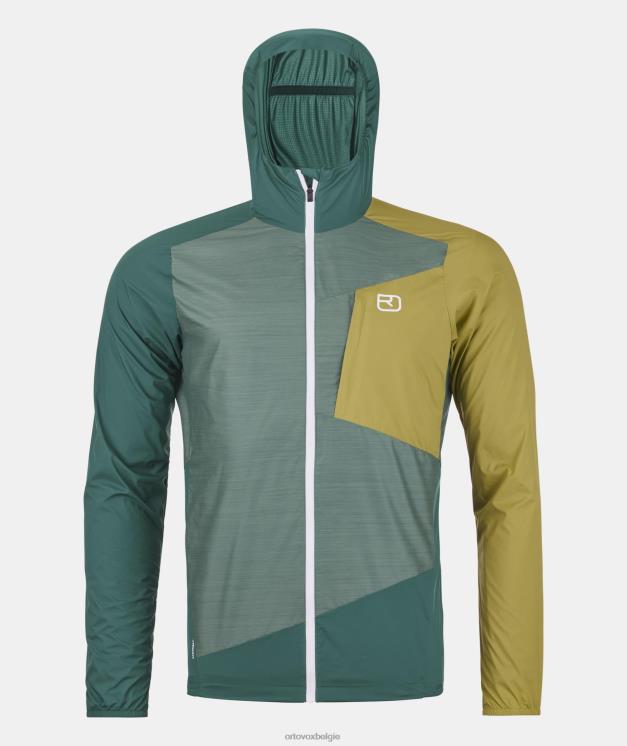 Heren arctisch grijs windjack ORTOVOX kleding LX0XF580