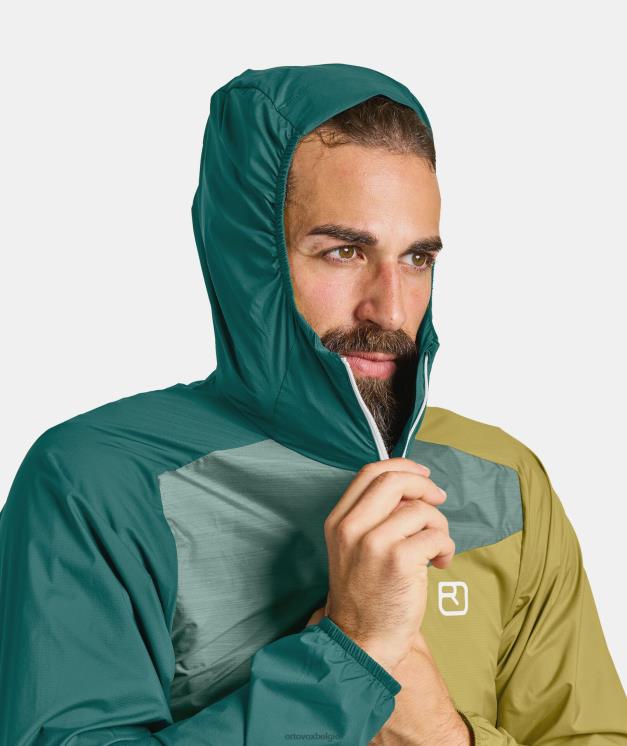 Heren arctisch grijs windjack ORTOVOX kleding LX0XF580