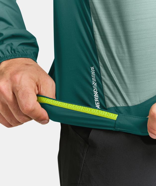 Heren arctisch grijs windjack ORTOVOX kleding LX0XF580