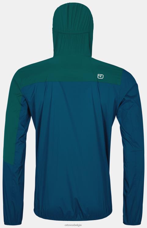 Heren benzine blauw Civetta-jasje van 2,5l ORTOVOX kleding LX0XF512