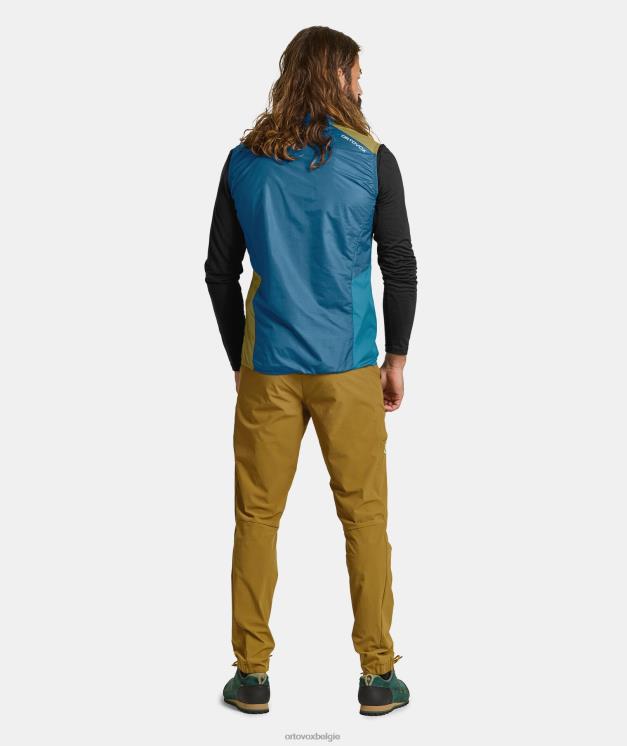 Heren benzine blauw windjack vest ORTOVOX kleding LX0XF615