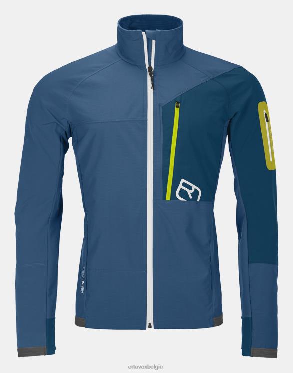 Heren berg blauw berrino-jasje ORTOVOX kleding LX0XF311