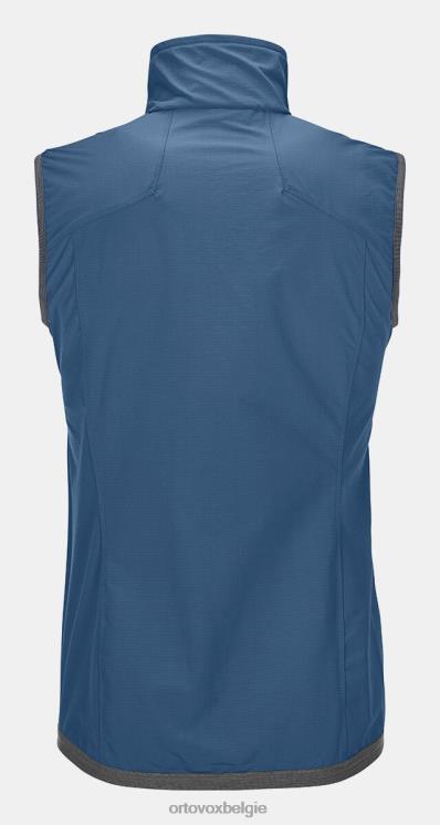 Heren berg blauw berrino-vest ORTOVOX kleding LX0XF386