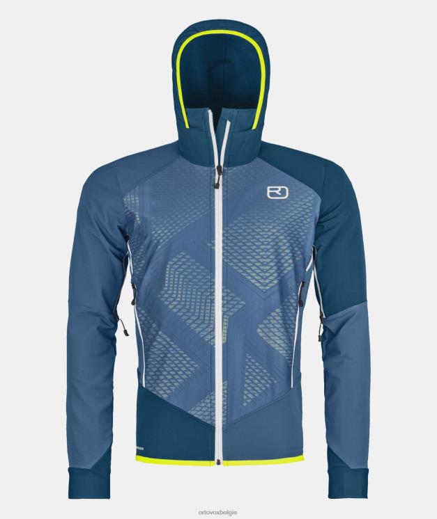 Heren berg blauw col becchei-jas ORTOVOX kleding LX0XF338