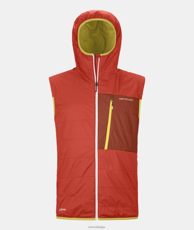 Heren cengia rossa Zwitsers wollen piz duan vest ORTOVOX kleding LX0XF581