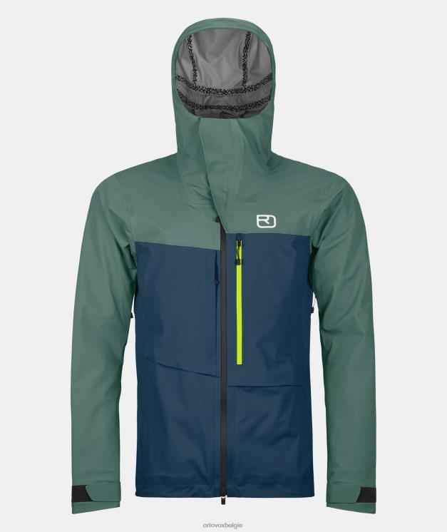 Heren diepe oceaan 3l ravijnshelljack ORTOVOX kleding LX0XF2