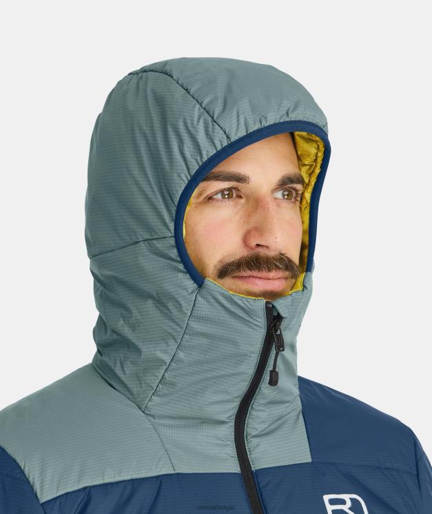 Heren diepe oceaan Zwitsers wollen zinal jasje ORTOVOX kleding LX0XF37