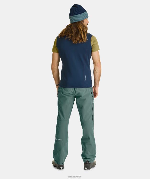 Heren diepe oceaan fleecevest ORTOVOX kleding LX0XF432